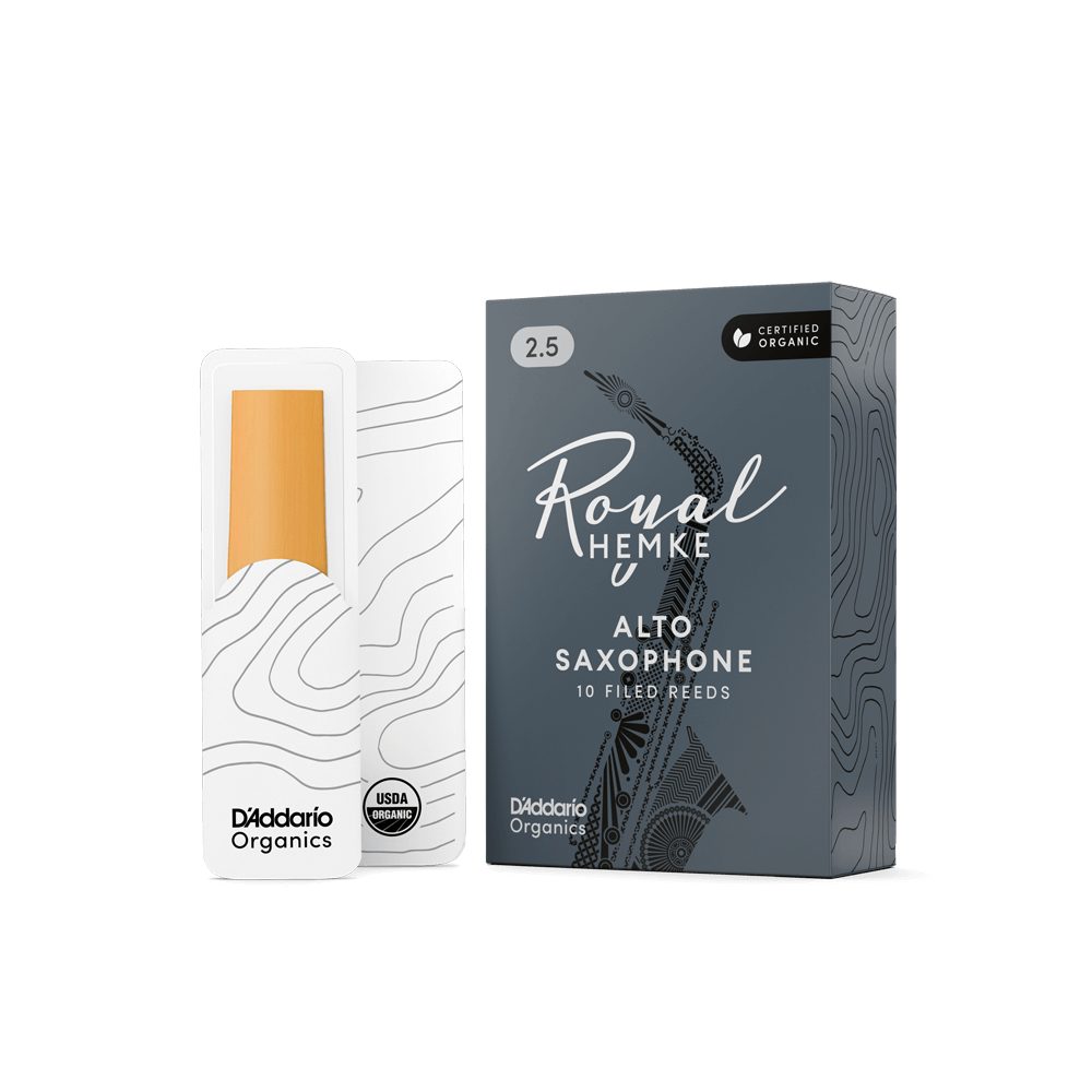 Royal Sax Reeds Royal Hemke Organic Alto Saxophone Reeds - 10-Pack – Reeds For Less