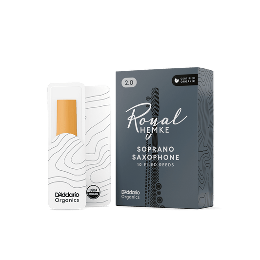 Royal Hemke Organic Soprano Saxophone Reeds - 10-Pack