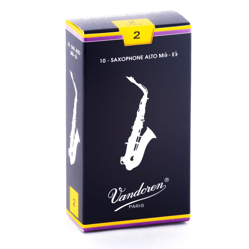 Vandoren Traditional Alto Saxophone Reeds — strength 2