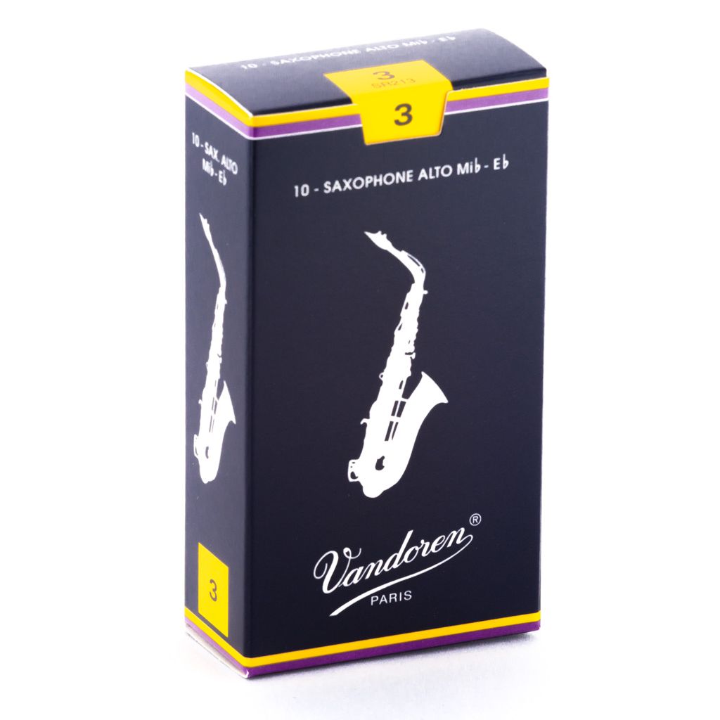 Vandoren Traditional Alto Saxophone Reeds — strength 3
