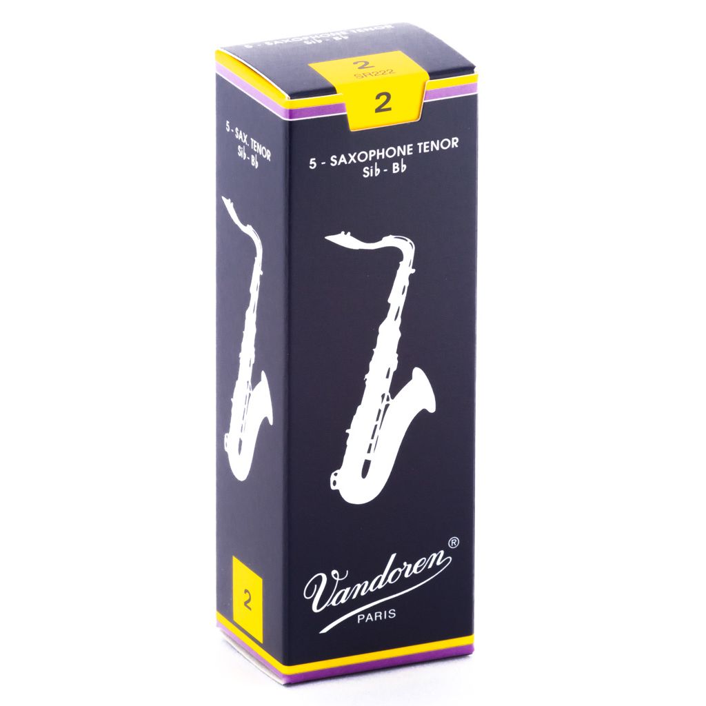 Vandoren Traditional Tenor Saxophone Reeds — strength 2