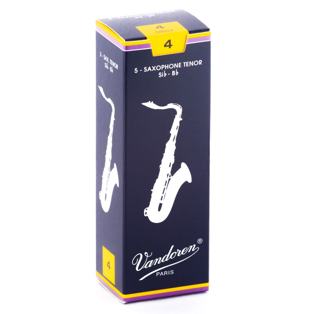 Vandoren Traditional Tenor Saxophone Reeds — strength 4