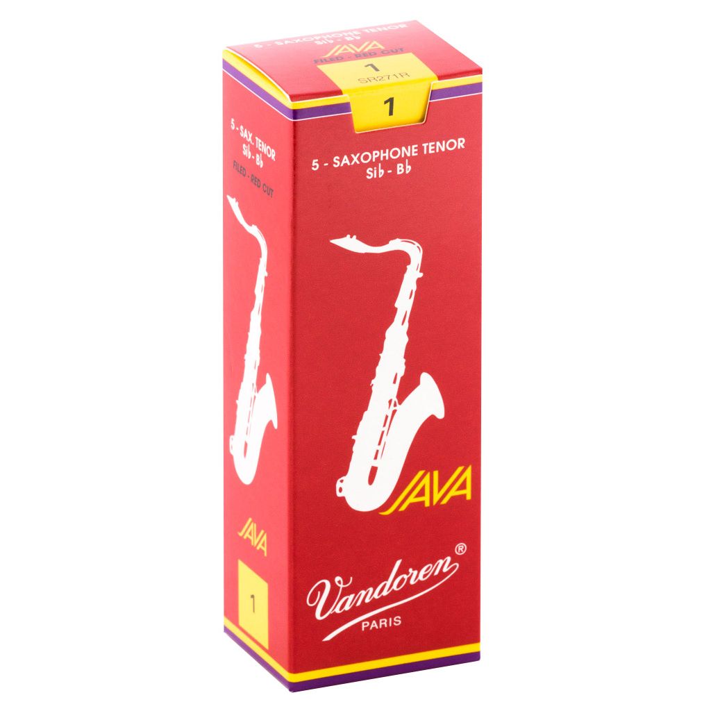Vandoren Java Red Tenor Saxophone Reeds — strength 1