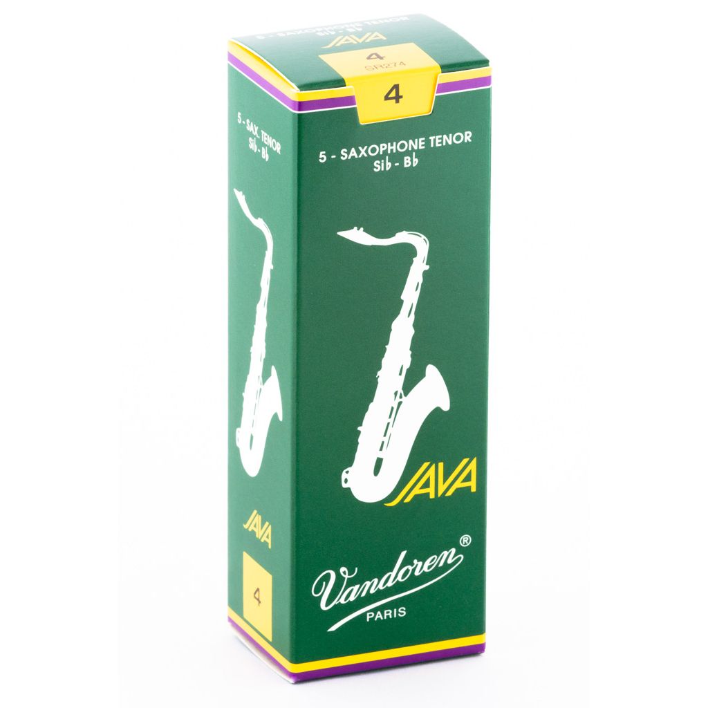 Vandoren Java Green Tenor Saxophone Reeds — strength 4