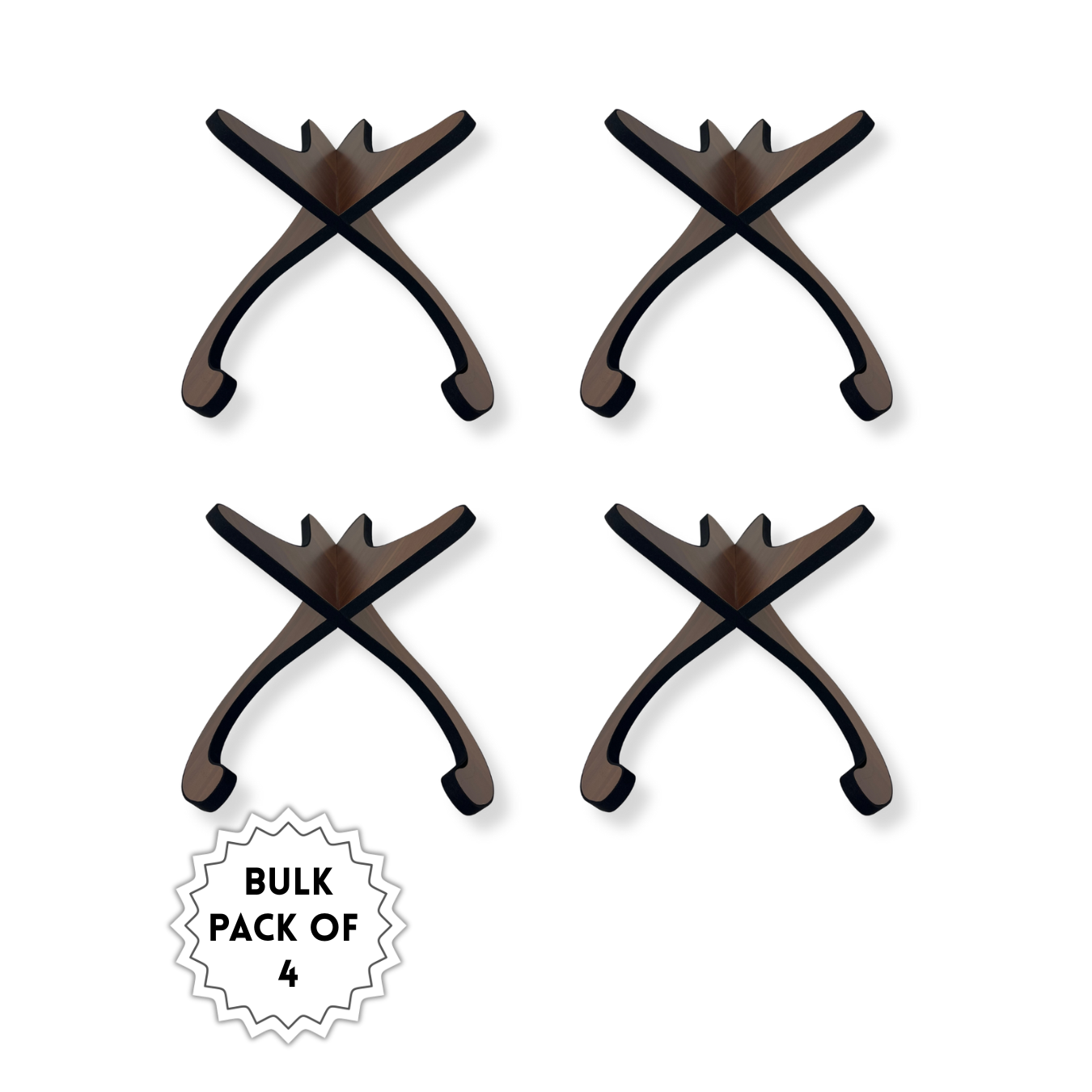 Four-pack of ukulele stands
