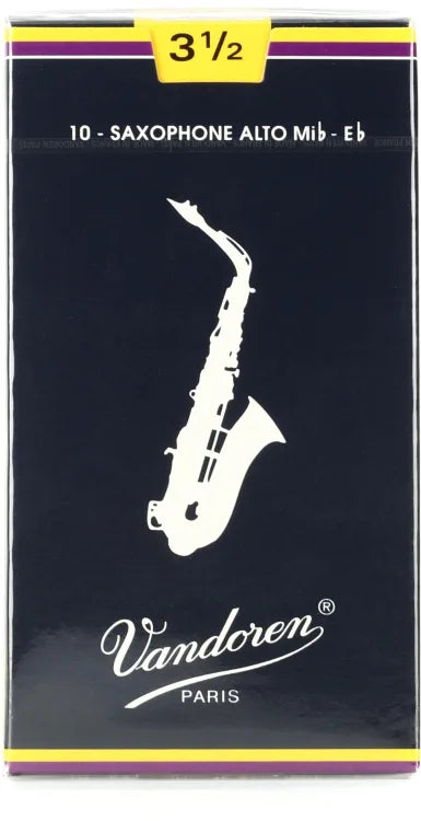 Vandoren Traditional Alto Saxophone Reeds - Reeds For Less
