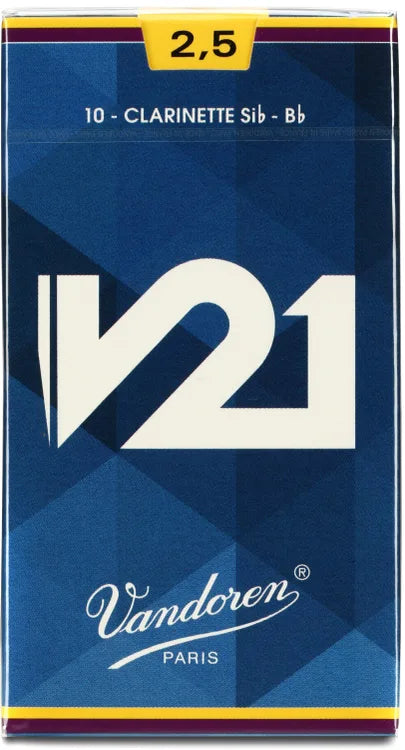 Vandoren V21 Bb Clarinet Reeds – Box of 10