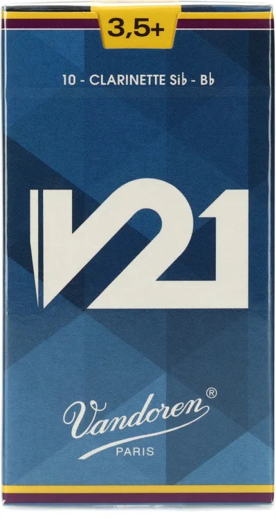 Vandoren V21 Bb Clarinet Reeds – Box of 10