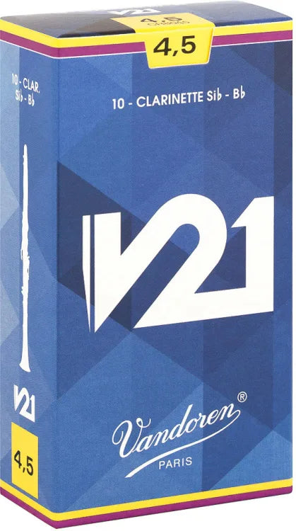 Vandoren V21 Bb Clarinet Reeds – Box of 10