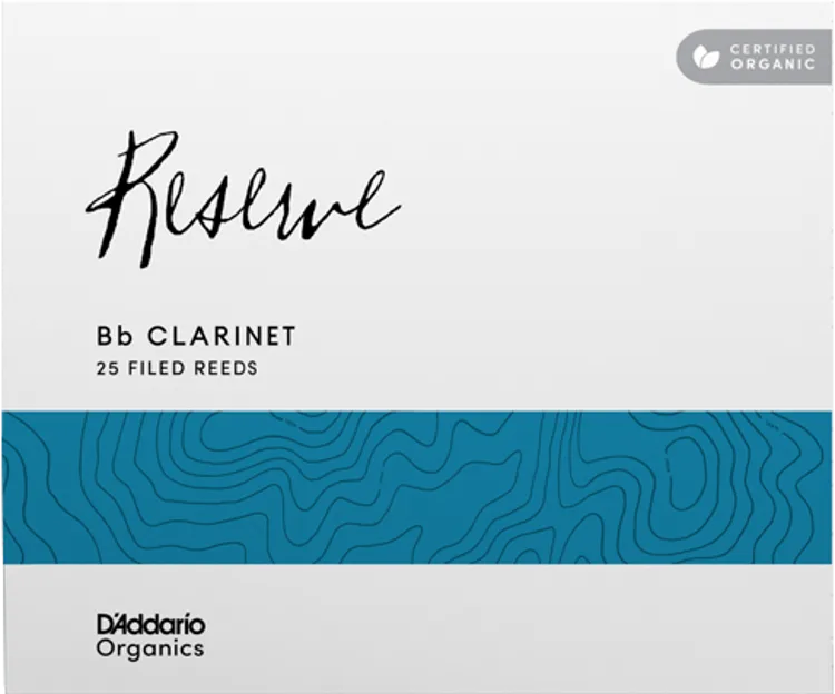 D'Addario Organic Reserve Classic, Bb Clarinet Reeds - Bulk 25 - Reeds For Less