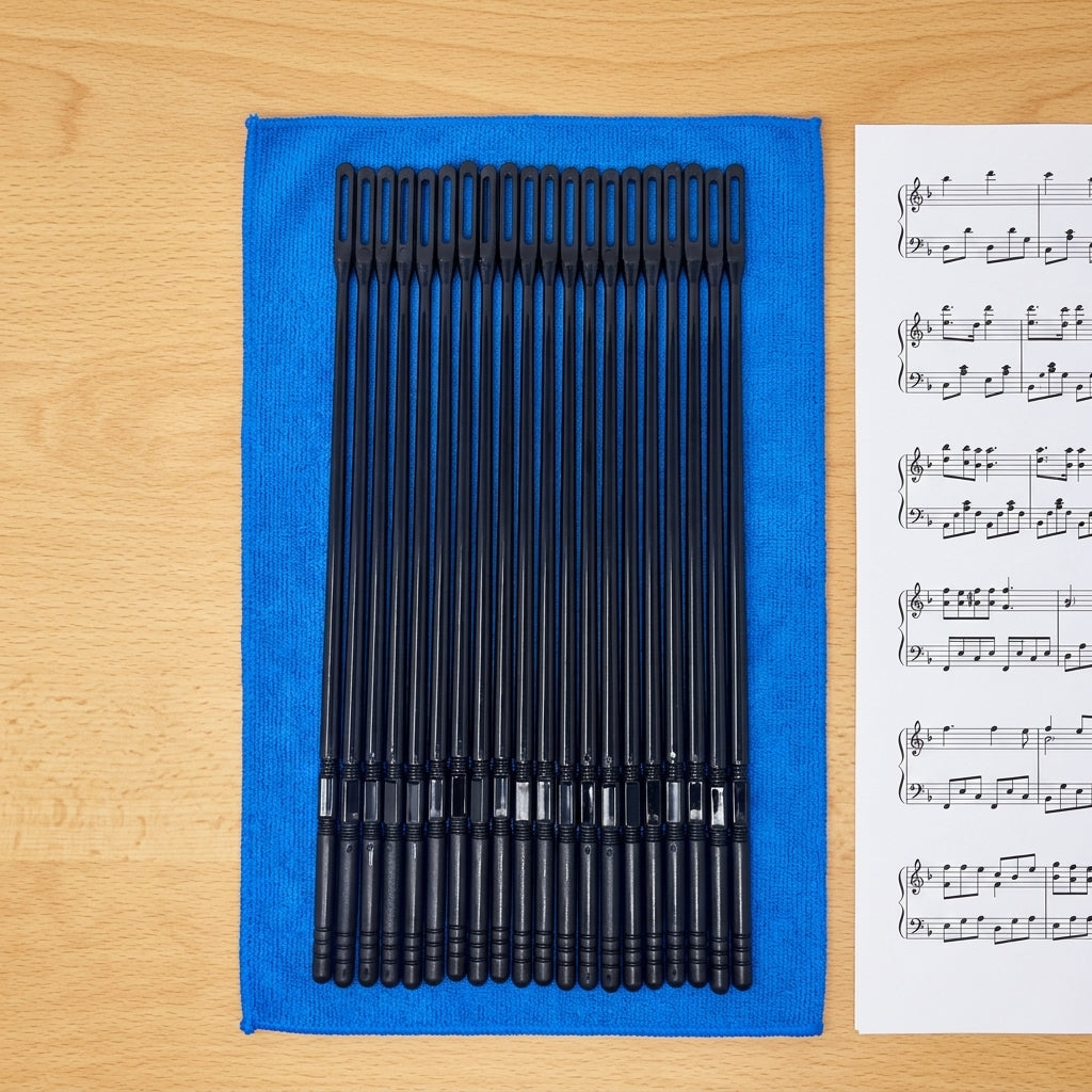 Flute Rod 20 Pack on cloth