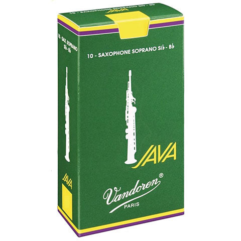 Vandoren - Java Green or Java Red - Soprano Saxophone Reeds