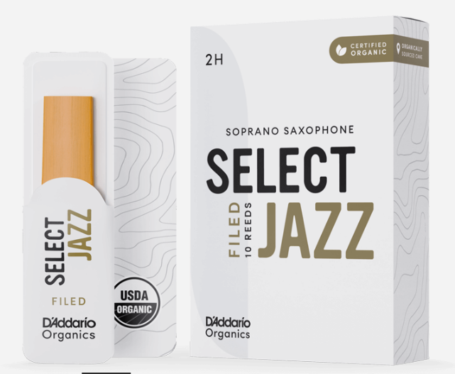 D'Addario Select Jazz, Filed - Soprano Saxophone Reeds
