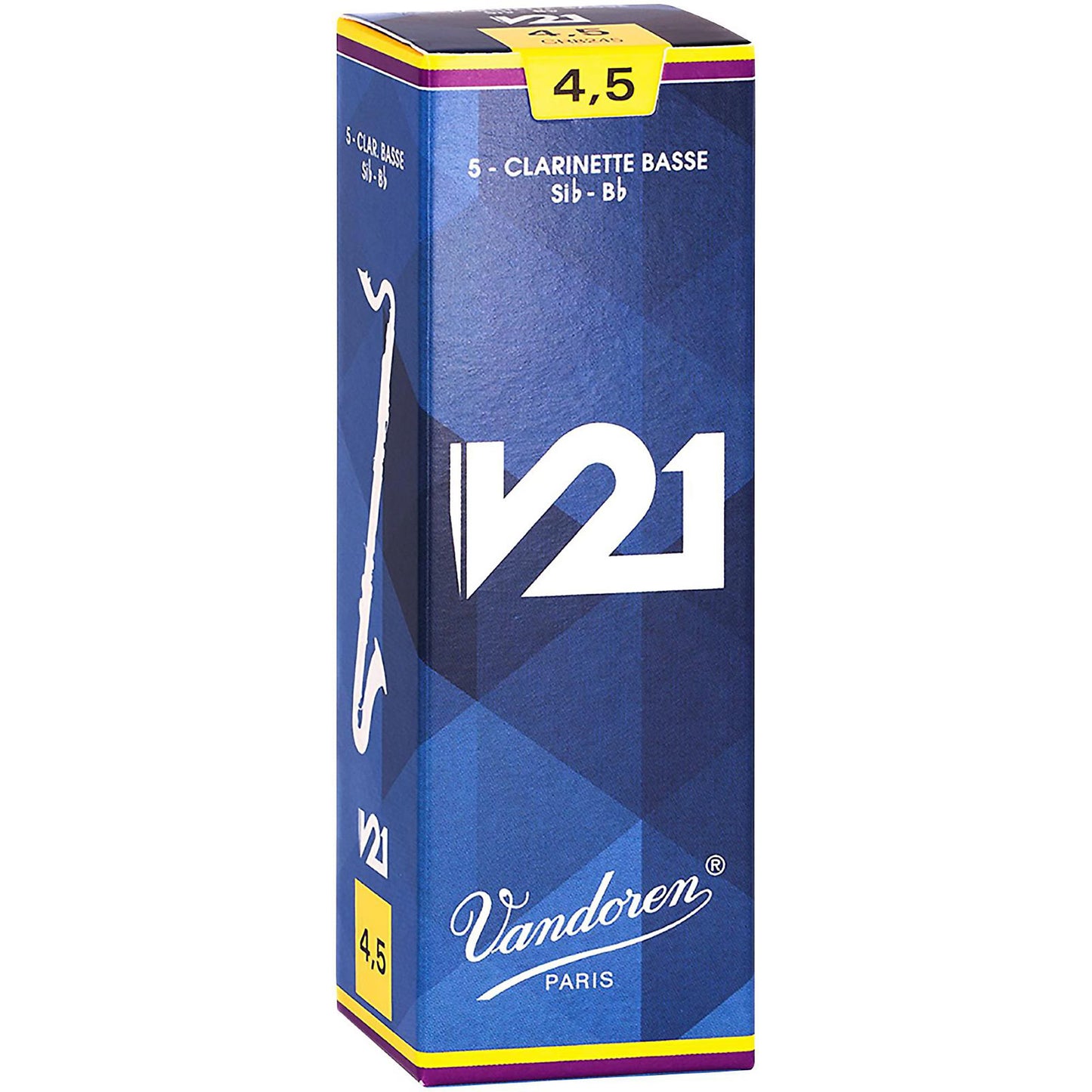Vandoren V21 Bass Clarinet Reeds - Box of 5