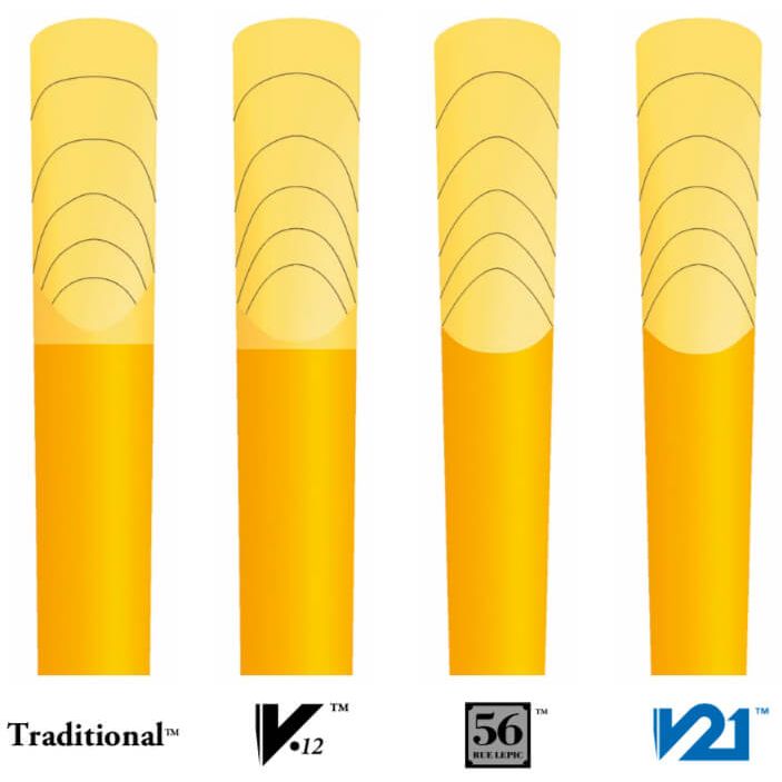 Vandoren V12 Bass Clarinet Reeds - Box of 5 – Reeds For Less